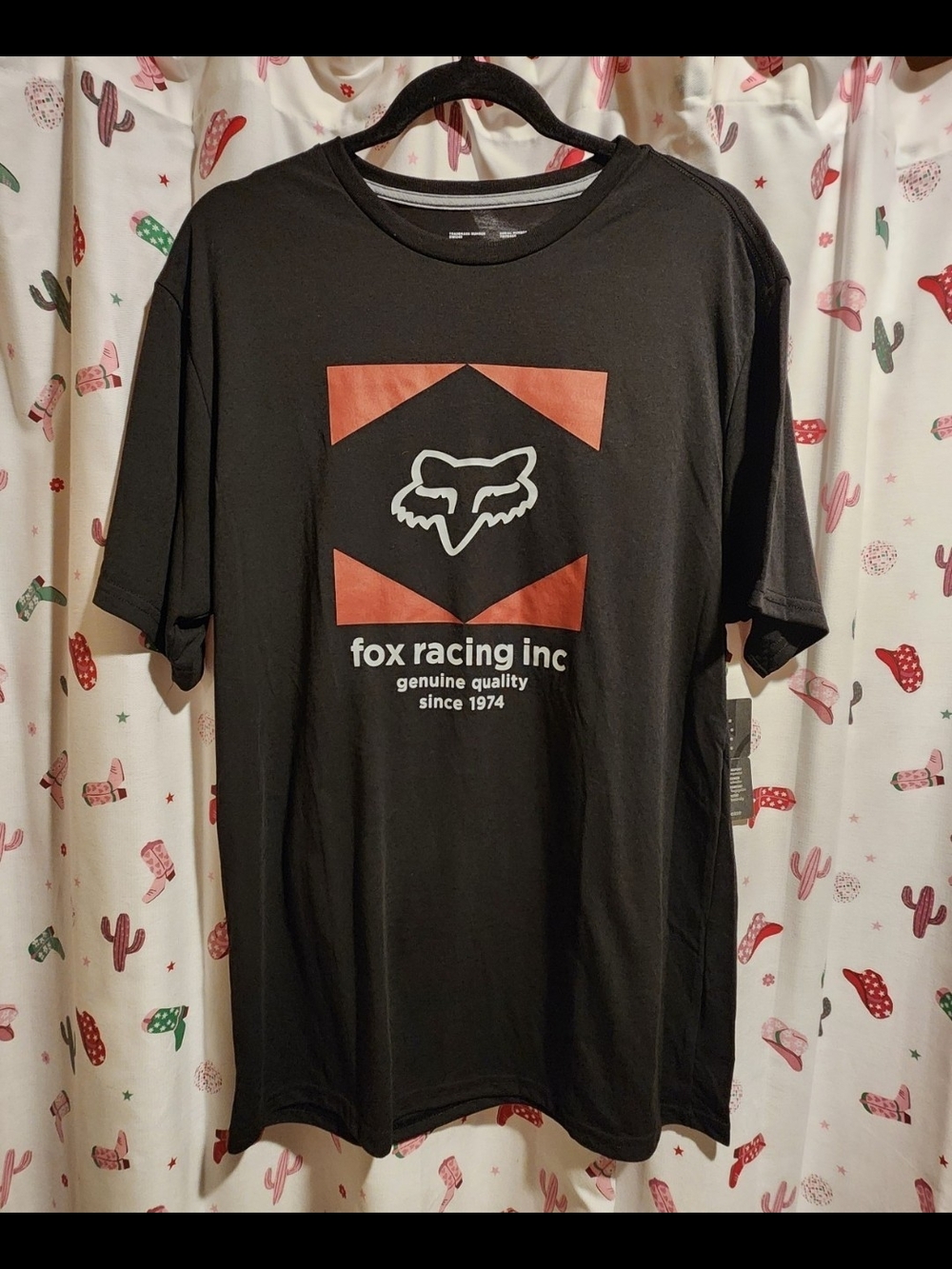 MENS SZ LARGE FOX RACING TEE